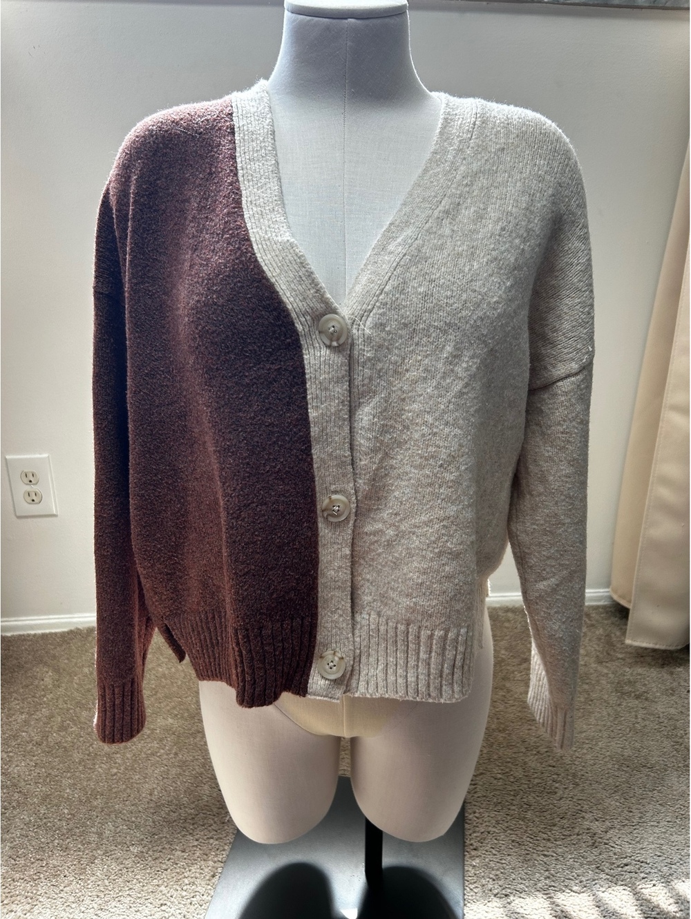 Abercrombie and Fitch Cardigan Two Tone